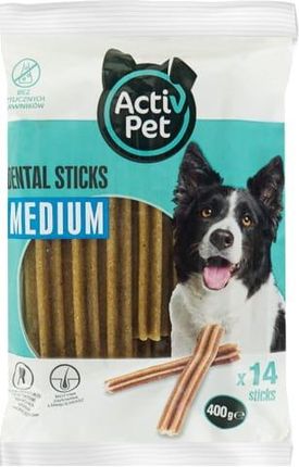 Activ Pet Przysmak Dla Średniego Psa Dental Sticks Medium 400G