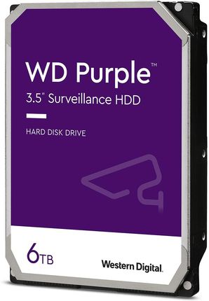 Wd Hdd Purple 6Tb Wd62Purz- (WD62PURZ)