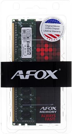 Afox Ddr3 8G 1600Mhz Micron Chip Lv 1,35V - Afld38Bk1L- (AFLD38BK1L)