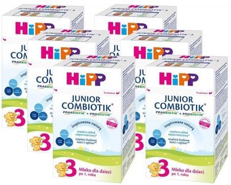 Hipp Junior Combiotik 3 Mleko Dla Dzieci Po 1. Roku 6X550G
