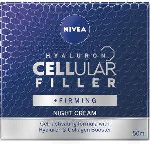 Krem Nivea Hyaluron Cellular Filler + Widoczne Ujędrnienie Przeciwzmarszczkowy na noc 50ml