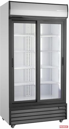 Szafa chłodnicza przeszklona SD 1002 SLE | drzwi przesuwne | 764 l | 1130x700x2023 mm