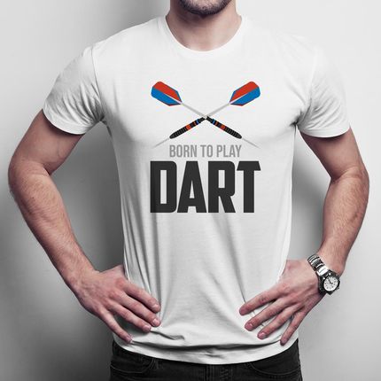 Born To Play Dart - Męska Koszulka