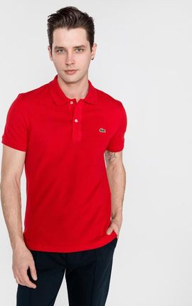 Lacoste Polo Koszulka Czerwony - Ceny i opinie T-shirty i koszulki męskie XBXT