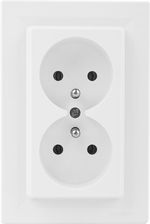 Zdjęcie Schneider Electric Gniazdo Asfora 2X2P+Z Białe (2675809) - Skoczów