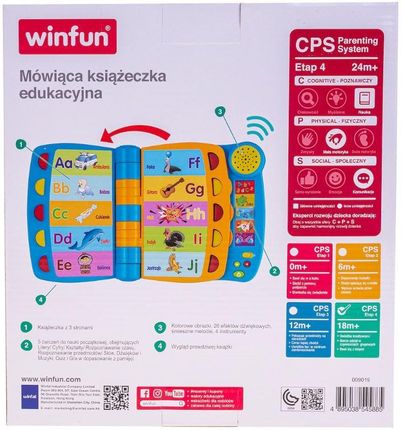 Anek Smily Play Winfun Mówiąca Książeczka Edukacyjna Smily Play 545885 - zdjęcie 3