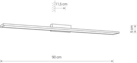 NOWODVORSKI - KINKIET LATH LED 16W 4000K IP44 - CHROM - 8175  8175 - zdjęcie 2