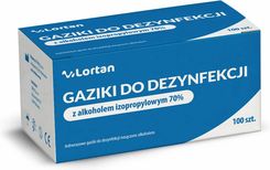 Zdjęcie LORTAN, GAZIKI DO DEZYNFEKCJI, 100 SZT.  - Kościan