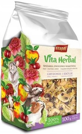 Vitapol Vita Herbal Spiżarka Owocowo-Warzywna  Dla Gryzoni I Królików 100g