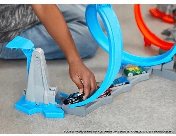 Hot Wheels Zestaw Pętle Giga Wieża + Auto GRW39 - zdjęcie 1 Hot Wheels Zestaw Pętle Giga Wieża + Auto GRW39