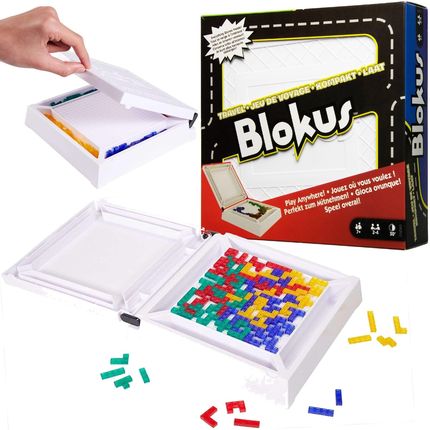 Mattel Blokus gra strategiczna rodzinna w wersji kompaktowej GND69