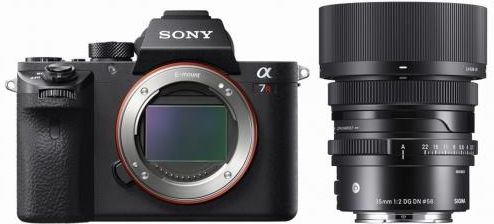 Aparat cyfrowy Sony A7R II (ILCE-7RM2) czarny body + Sigma