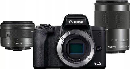 Canon EOS M50 Mark II + EF-M 15-45mm IS STM + EF-M 55-200mm IS STM