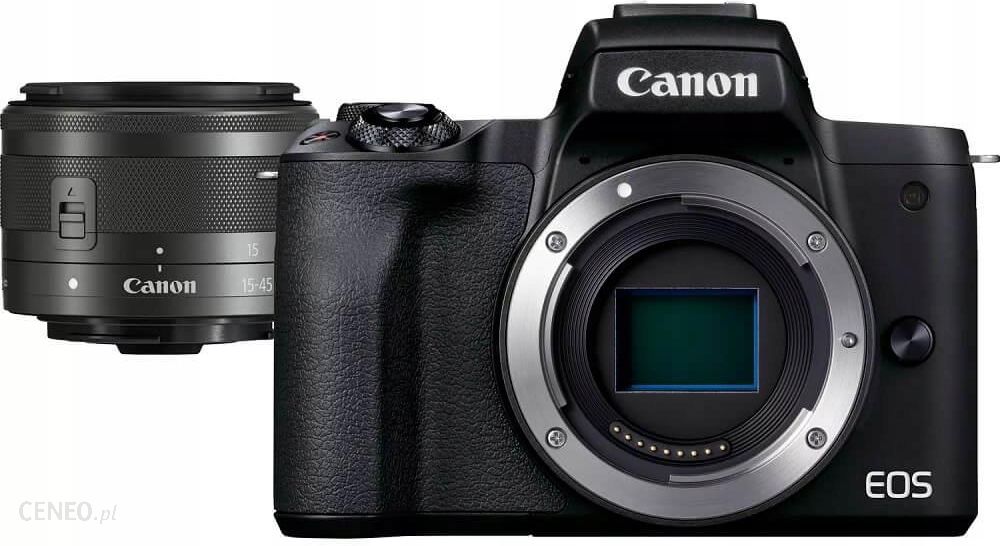 opinie + IS Ceny II Aparat EF-M Canon - bezlusterkowiec Mark EOS STM cyfrowy na 15-45mm i M50