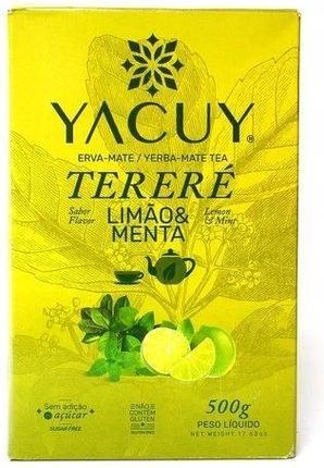 Yerba Mate Yacuy Terere Lemon Mint miętowa 500g