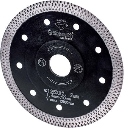Schmith Tarcza diamentowa PREMIUM SLIM 125x1,4x10x22,2mm (SDSS02)