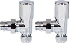 Zdjęcie Warmtec Zestaw Zaworów Kątowych Do Grzejnika - Chrom - Piastów