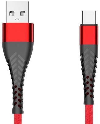 Kabel Typ C Usb C A M Extreme Spider Wzmocniony M Czerwony