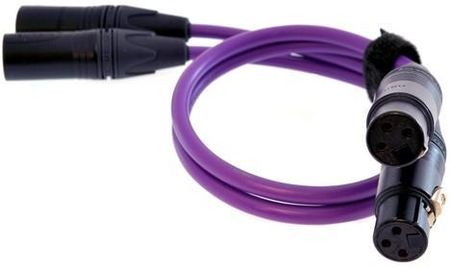Melodika MD2X07 Kabel 2xXLR - 2xXLR Purple Rain - 0,75m