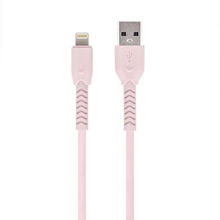 Kabel USB Do Lightning Maxlife Mxuc-04 Różowy 3A 1M