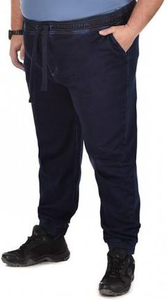 Viking Duże spodnie Joggery granatowe