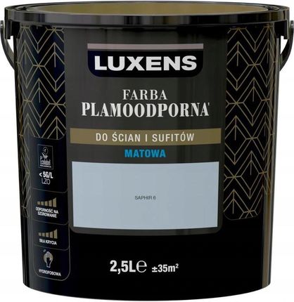 Luxens Farba Wewnętrzna Plamoodporna 2,5 L Saphir 6