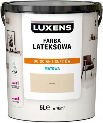 Luxens Farba Wewnętrzna Lateksowa 5 L Kenya 6