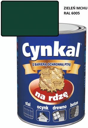 Malexim Farba Uniwersalna Cynkal 2,5L Zieleń Mchu Ral 6005