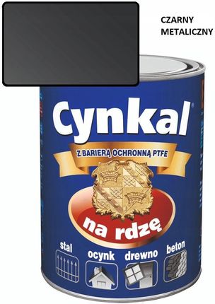Malexim Farba Uniwersalna Cynkal 10L Czarny Metaliczny