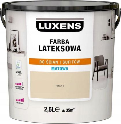 Luxens Farba Wewnętrzna Lateksowa 2,5 L Kenya 6