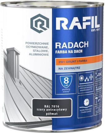 Rafil Radach RAL7016 Szary Antracytowy Półmat 5L