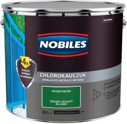 Nobiles Chlorokauczuk 10L Zielony Liściasty Ral6002