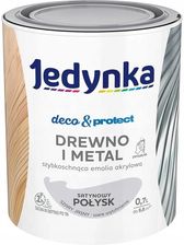 Zdjęcie Jedynka D&P Drewno Metal Satynowy Jasny Szary 0,7L - Poręba