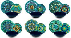 Excelsa Serwis Obiadowy 16 El Mandala Mediterraneo