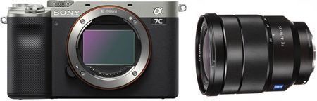 Sony A7C srebrny ILCE7C +  FE 16-35 mm f/4.0 Zeiss Vario-Tessar ZA OSS - SEL1635Z