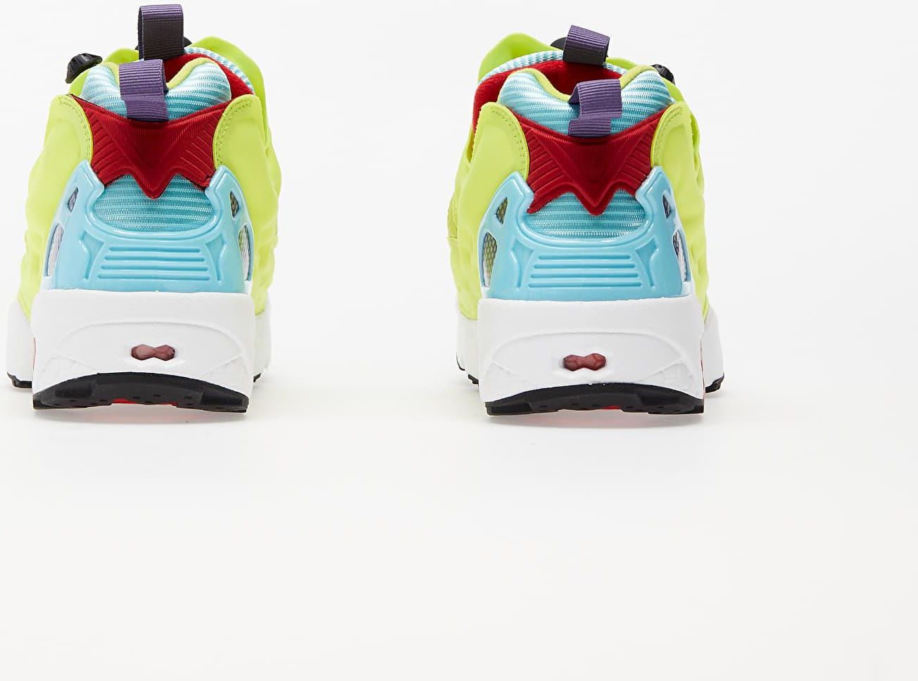 ☀プー☀ Adidas ZX Fury Pump Core Black Hyper Green Rbk Red - Ceny i
