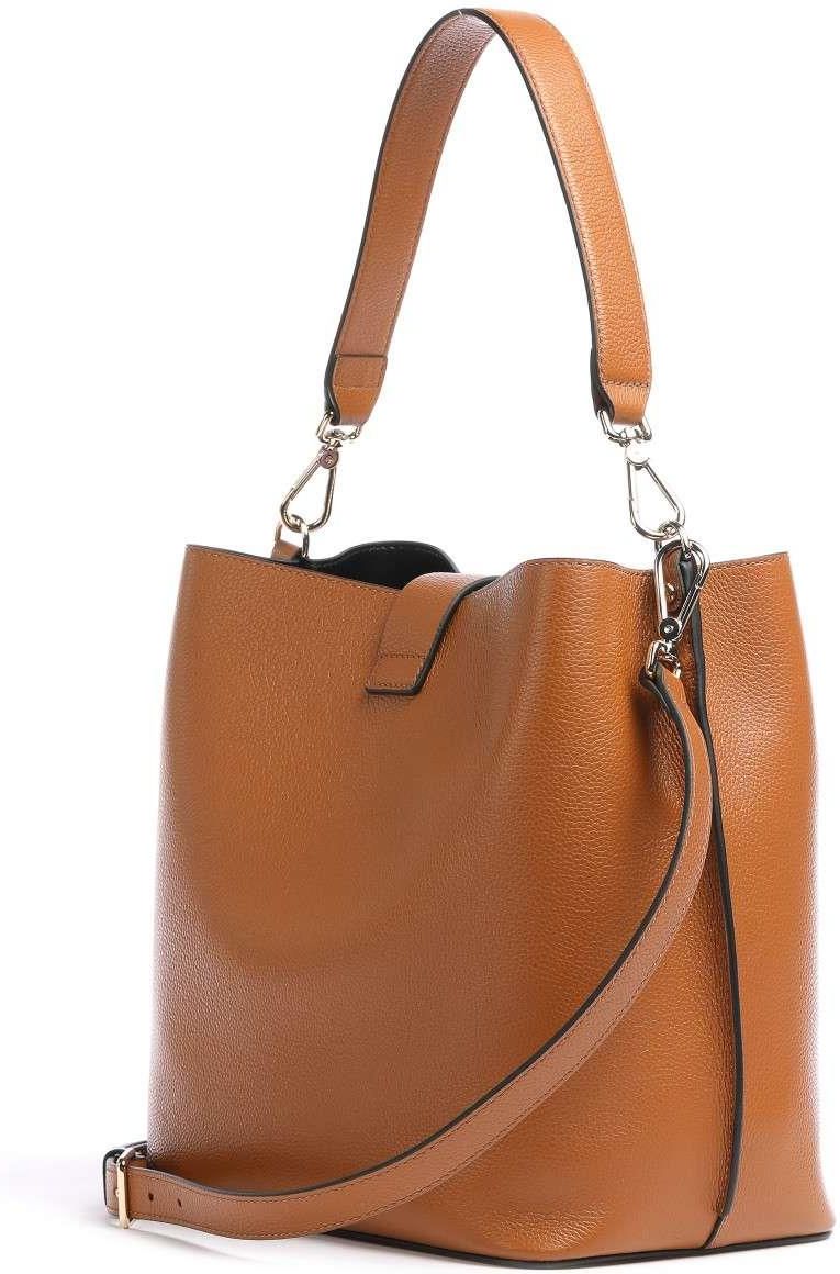 Coccinelle Alba Bucket Bag Br zowy Ceny i opinie Ceneo.pl