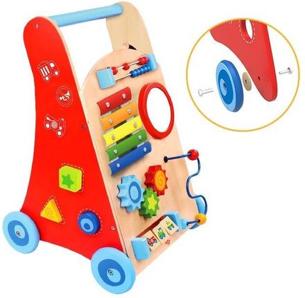 Tooky Toy Wielofunkcyjny Chodzik Pchacz Panel Edukacyjny Dla Dzieci - zdjęcie 3