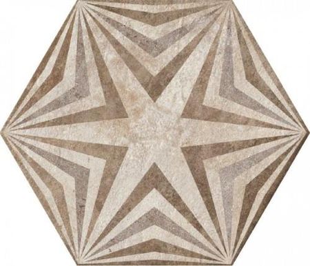 Fioranese Ceramica Heritage Exagona Deco Texture3 34,5X40 Płytka Heksagonalna