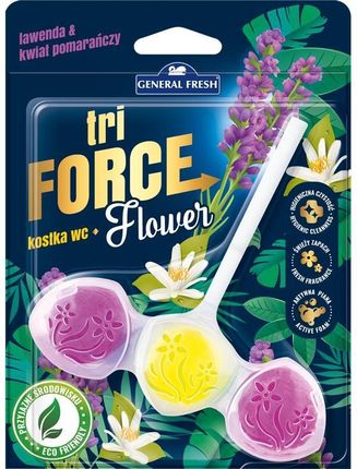 General Fresh Tri Force Flower Kostka Do Wc 45G Lawenda Kwiat Pomarańczy