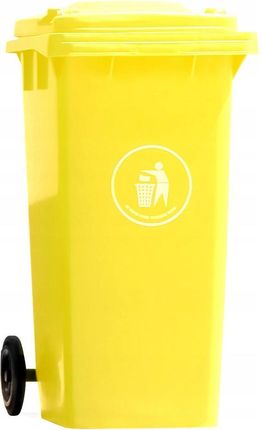 Pojemnik Na Odpady 120L Żółty