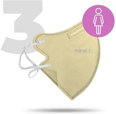 Zdjęcie Nanolab Nano Maseczka Ochronna Ffp2 Beżowy Damska 3Ks - Kraków