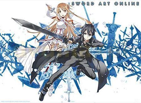 Sword Art Online - Plakat Asuna & Kirito (52X38)