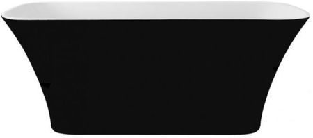 Besco Assos S-Line Black&White 160x70cm Czarno-Biała korek Chrom (WMD160ALW)