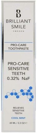 Brilliant Smile Pro-Care Pasta Do Zębów Wrażliwych 0.32% Naf 65Ml