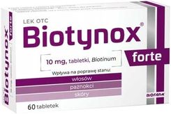 Biotynox forte 10 mg x 60 tabl - Nutrikosmetyki i leki dermatologiczne