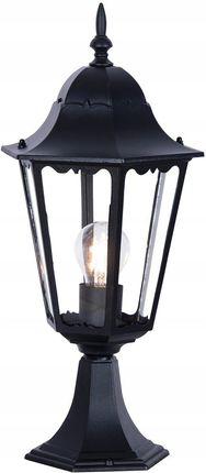 Kaja Lampa Stojąca Zewnętrzna Lozana E27 Czarna K-5006S Czarny