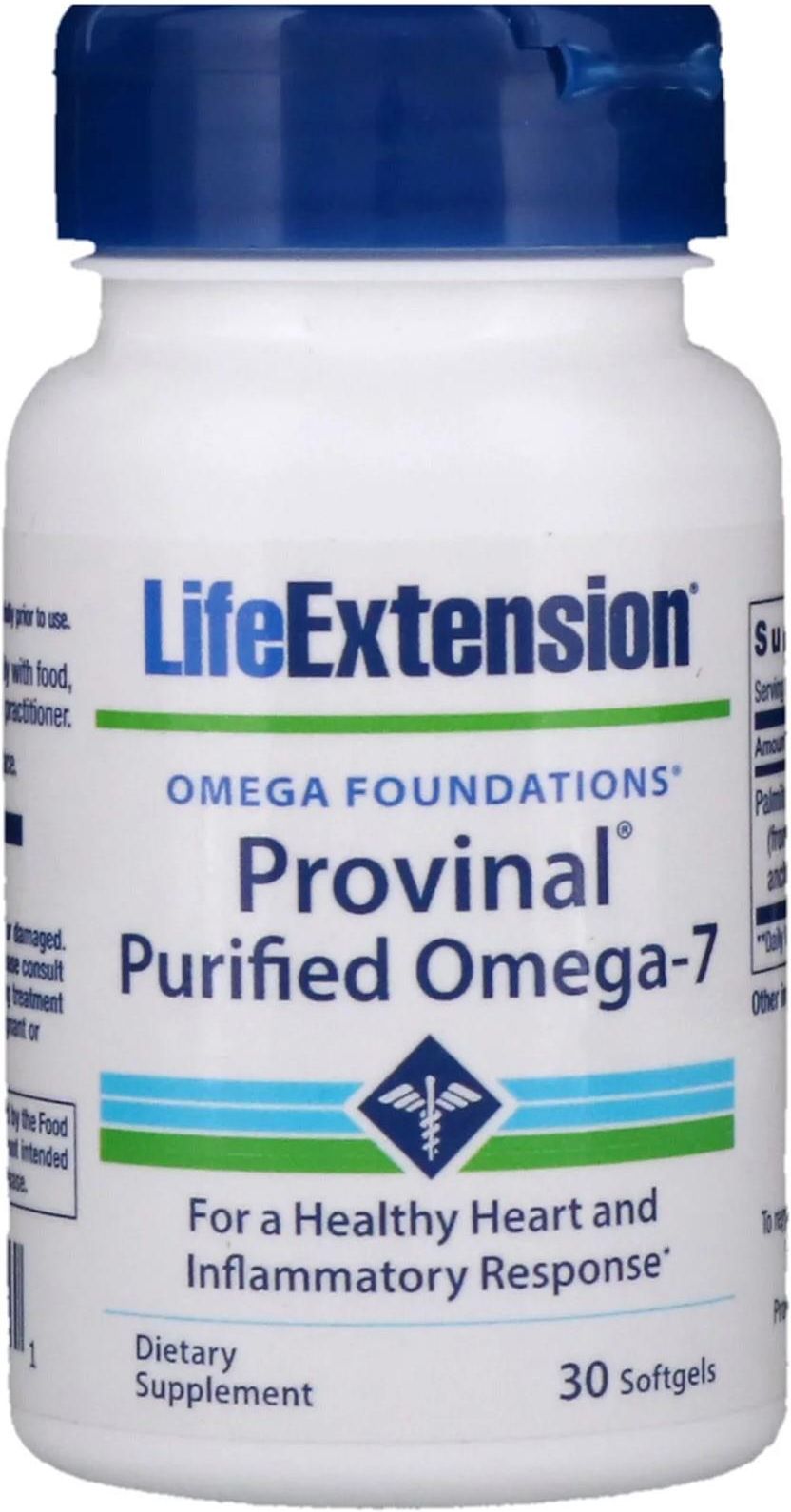 Life Extension Provinal Purified Omega7 30 kaps miękkich Opinie i