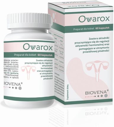 Ovarox utrzymanie prawidłowej płodności 60 kaps.