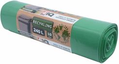 Zdjęcie 4Iq Worki Do Recyclingu Zielone 240 L 10 Szt. - Brwinów